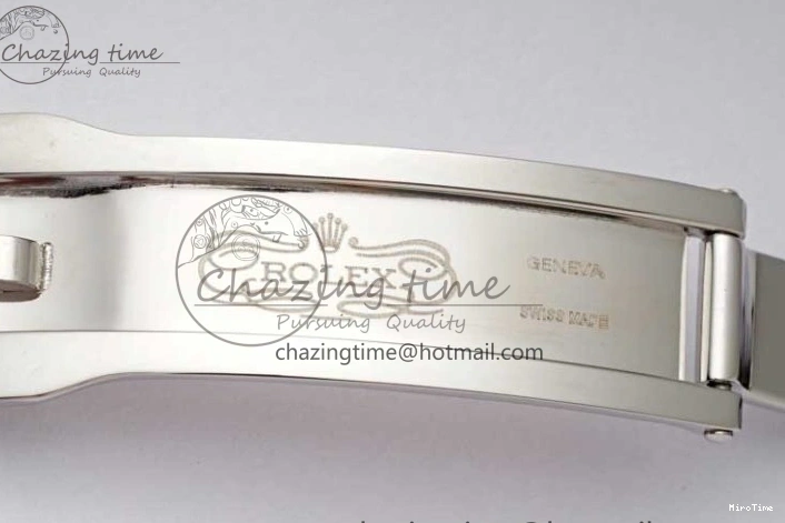 MiroTime 0425 DateJust 36mm SS DIWF 1:1 Best Edition 904L Steel Gray Dial Green Markers on Jubilee Bracelet SA Upgraded 2312